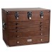 GI-T20-D Dark Oak 5-Drawer Hobby Chest