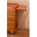 GI-R24 Oak 5-Drawer Roller Cabinet