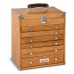 GI-T16 Oak 6-Drawer Collector's Chest